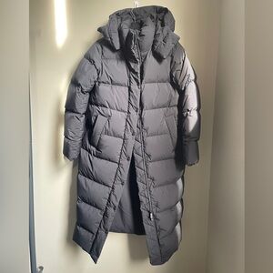 Lululemon Wunder Puff Long Jacket size 4 black